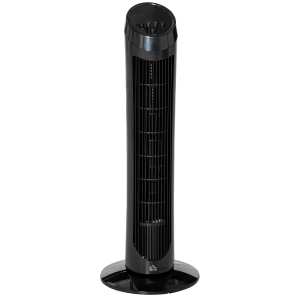 HOMCOM Fan Tower, φ27x75H cm-Black