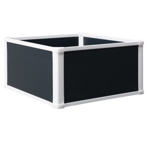 Outsunny Garden Raised Bed Planter Grow Containers Flower Vegetable Pot PP 60 x 60cm