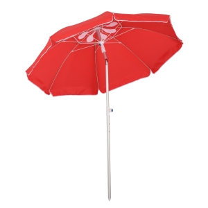 Parasol inclinable octogonal Ø 190 cm sac de transport alu polyester