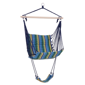 Chaise suspendue hamac de voyage multicolore