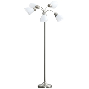Lampadaire 5 abat-jours réglables 40 W max. H.1,6 m acier bronze