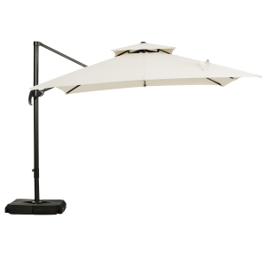 Outsunny Steel Frame Outdoor Roma Cantilever Umbrella