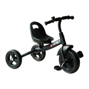 HOMCOM Baby Kids Children Toddler Tricycle Ride on 3 Wheels Bike (Black)