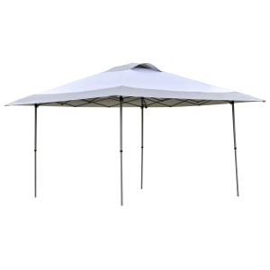 Outsunny 4 x 4m Foldable Pop Up Tent Gazebo Outdoor w/ Adjustable Legs and Roller Bag