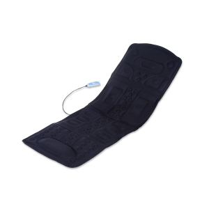 Homcom Matelas de Massage en Tissu Tricot Noir 171 x 60 x 4 cm