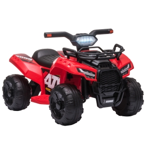Voiture 4x4 quad buggy électrique enfant rouge