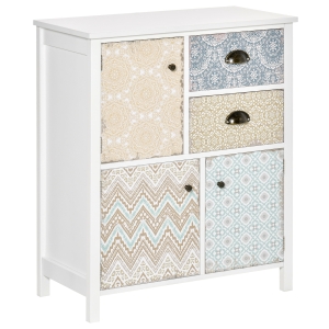 HOMCOM MDF Shabby Chic Storage Chest