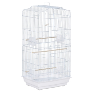 PawHut Vogelvoliere Vogelkäfig 47, 5 cm x 36 cm x 91 cm