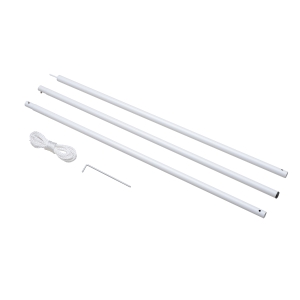 Outsunny® Barras de Apoyo para Sombrilla y Toldo Barras de Tienda de Campaña para Exteriores para Cualquier Tipo de Toldo de Vela