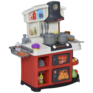 HOMCOM Cucina Giocattolo per Bambini Età 3-6 Anni - Multicolore