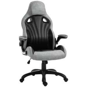 Vinsetto Sedia da Ufficio Poltrona Gaming Altezza Regolabile Girevole Ergonomica