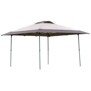 Outsunny 4 x 4m Foldable Pop Up Tent Gazebo Outdoor w/ Adjustable Legs and Roller Bag