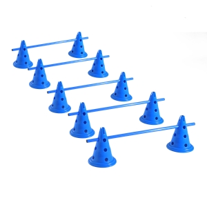 Pawhut Set of 5 Dog Agility Equipment Jumps Kit-Blue