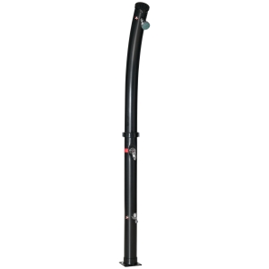 Dus Outsunny Solar de Gradina Incalzit 60° pentru Exterior, Dus de Gradina 20L cu Mixer, pentru Piscina si Camping, Negru