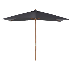 Outsunny Parasol droit rectangulaire de jardin grande taille dim. 3L x 2l x 2,5H m gris