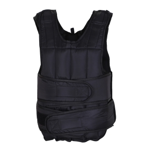HOMCOM 10kg Metal Sand Weight Adjustable Unisex Trainer Vest Black/Red