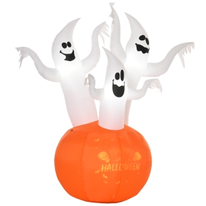 Aufblasbar Halloween Geist mit Kürbis LED 170 cm x 90 cm x 180 cm