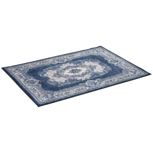 HOMCOM Tappeto Moderno Persiano in Poliestere per Interni, 200x140cm, Blu