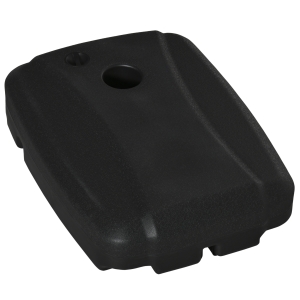 Outsunny 7.5kg Square Parasol Base Portable Umbrella Stand Weights for Cantilever Banana Parasol with Wheels, Water and Sand Filled, Up to 100kg, Black