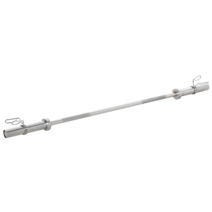 HOMCOM Steel Weight Lifting Barbell Bar Anti-Slip Hand Grip for Home Office Gym Fitness