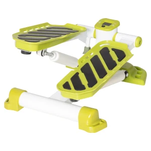 HOMCOM Portable Mini Stepper Exercise Legs Arms Thigh Toner Workout Toning Machine Fitness Stair Steps, White