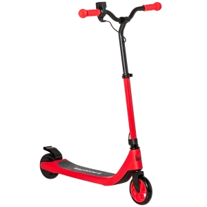 HOMCOM Trottinette électrique pour enfants 120 W - 6 ans 8 Km/h Max. hauteur guidon réglable 2 roues en PU - rouge et noir