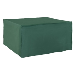 Outsunny UV/Rain Protective Rattan Furniture Cover, 135x135x75 cm-Green