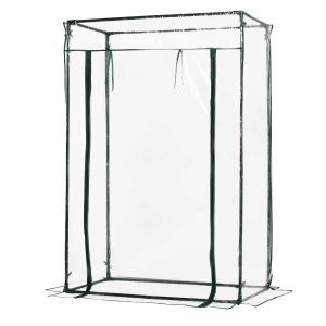 Outsunny Serre de Jardin en Métal Transparent 100 x 50 x 150 cm