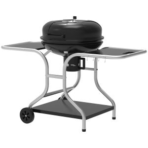 Outsunny Charcoal Trolley Barbecue Grill W/ Wheels