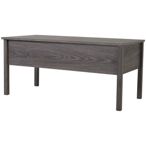 HOMCOM Modern Lift Top Coffee Table with Storage Compartment Convertible Tea Desk Floating Retractable Table Home Office Living Room Furniture Tan