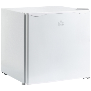 HOMCOM Mini Congelatore 35L con Ripiano Removibile e Porta Reversibile, 47x44.2x48.8cm, Bianco