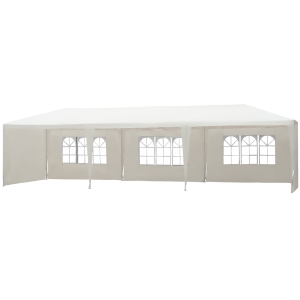 Outsunny 3x9 m Waterproof Gazebo-White