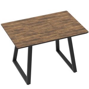 Table repas extensible 4/6 places design industriel