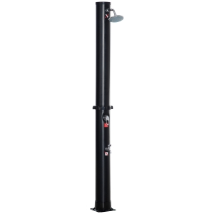 Outsunny Dus cu incalzire solara cu cap de dus cu rotatie libera, reglare temperaturii, 35L