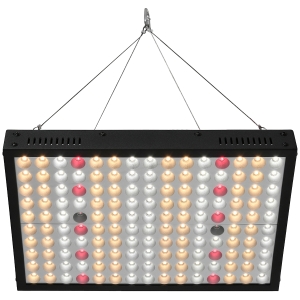 Outsunny Lampa do roślin LED, ściemnialna, lampa do uprawy roślin, pełne spektrum 100 W, lampa do wzrostu roślin z 150 diodami LED do kwiatów, warzyw, roślin domowych, 31 x 21 x 3,5 cm