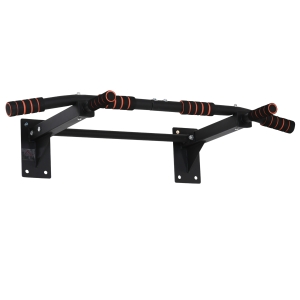 HOMCOM Bara pentru Tractiuni Multifunctionala din Otel pentru Pereti din Lemn si Ciment, 94x51x18cm, Neagra