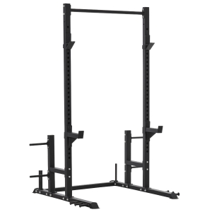 HOMCOM Power Tower Multifunzione in Acciaio per Allenamento Completo del Corpo, 140x171x228 cm, Nero