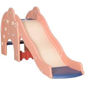 AIYAPLAY Tobogán para Niños 18-48 Meses Tobogán Infantil para Interior y Exterior Jardín Máx.50 kg 182x43,5x77,5 cm Rosa