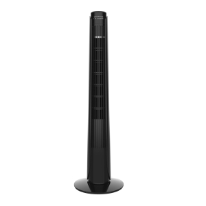 Ventilateur colonne tour oscillant 50 W avec télécommande noir