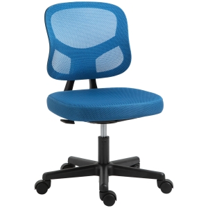 Vinsetto Bürostuhl Mesh Stahl Blau