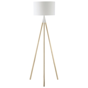 HOMCOM lampa podłogowa salon E27 trójnóg lampa podłogowa 40 W nowoczesna z metalową podstawą