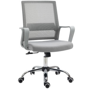 Fauteuil chaise de bureau ergonomique revêtement maille polyester