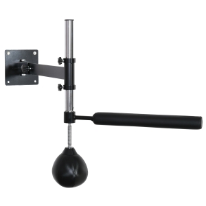 HOMCOM Boxgestell Spinning Bar Boxing Wandhalterung klappbar mit Reflexstange Höhenverstellbarer 360° Schaukel für Erwachsene