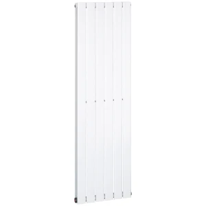 HOMCOM 46 x 160cm Space Heater, Water-filled Heater for Home, Horizontal Designer Radiators, Quick Warm up, Living room, Study, Bathrooms, White