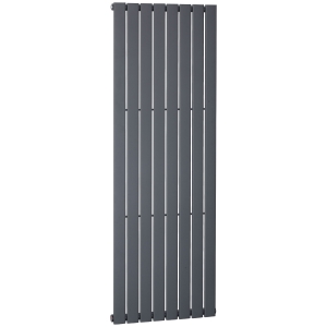 HOMCOM Wandheizung, schnelle Aufwärmung, modernes Design, Karbonstahl, 180 x 60cm