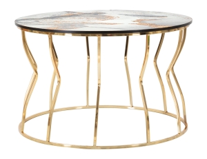 Tavolo Da Caffe' Abstract Top -B- Top cm Ø 70X43,5