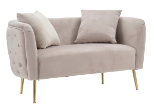 Divanetto Bucarest Grigio cm 127X74X73
