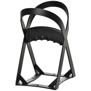 Outsunny Manual Wood Splitter made of Carbon Steel Firewood Splitter, Quick Firewood Splitting Tool Easy to Use for Camping Outdoor Black 24.4 x 20.8 x 37.4 cm