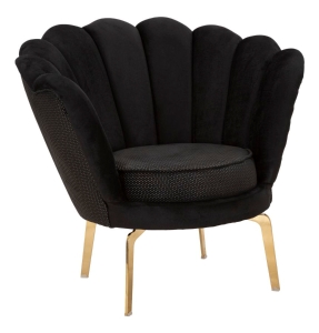 Poltrona Vienna Plus Nera cm 83X76X78