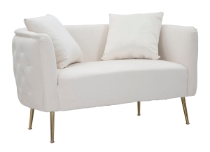 Divanetto Bucarest Crema cm 127X74X73